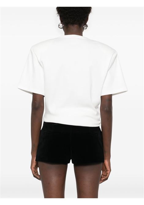 White knot-detail T-shirt Magda butrym - women MAGDA BUTRYM | 181425CRM